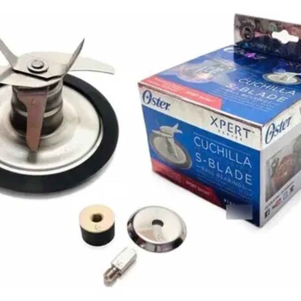 OSTER - Cuchilla Licuadora Oster Xpert Original + Cuadrante Y Buje