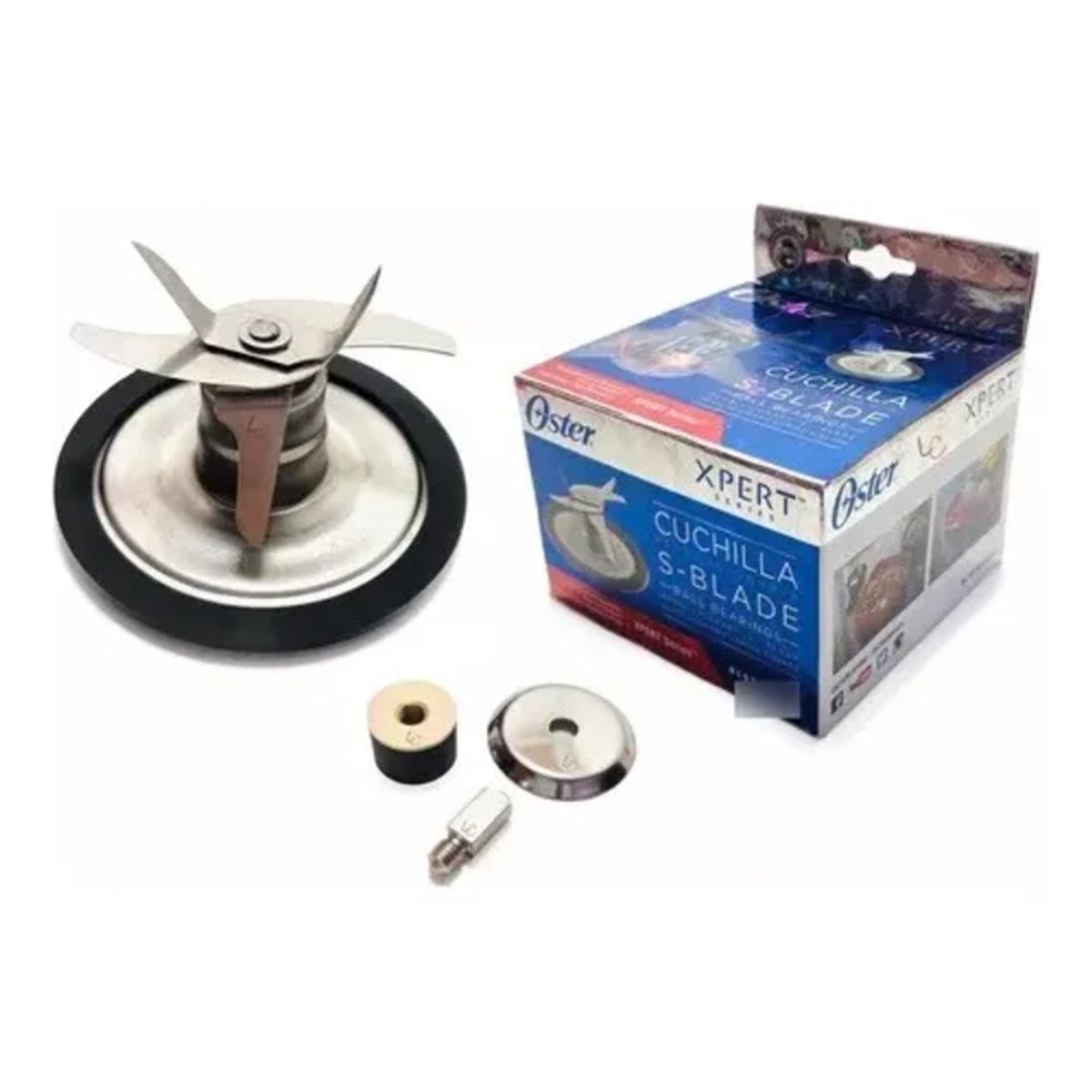 OSTER - Cuchilla Licuadora Oster Xpert Original + Cuadrante Y Buje
