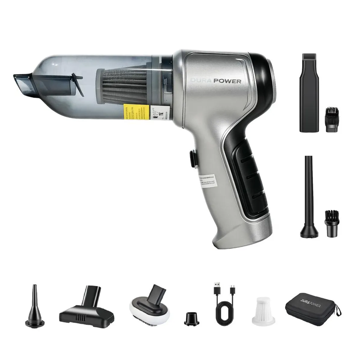 DURABLE - Durapower Aspiradora de Mano sin Escobillas