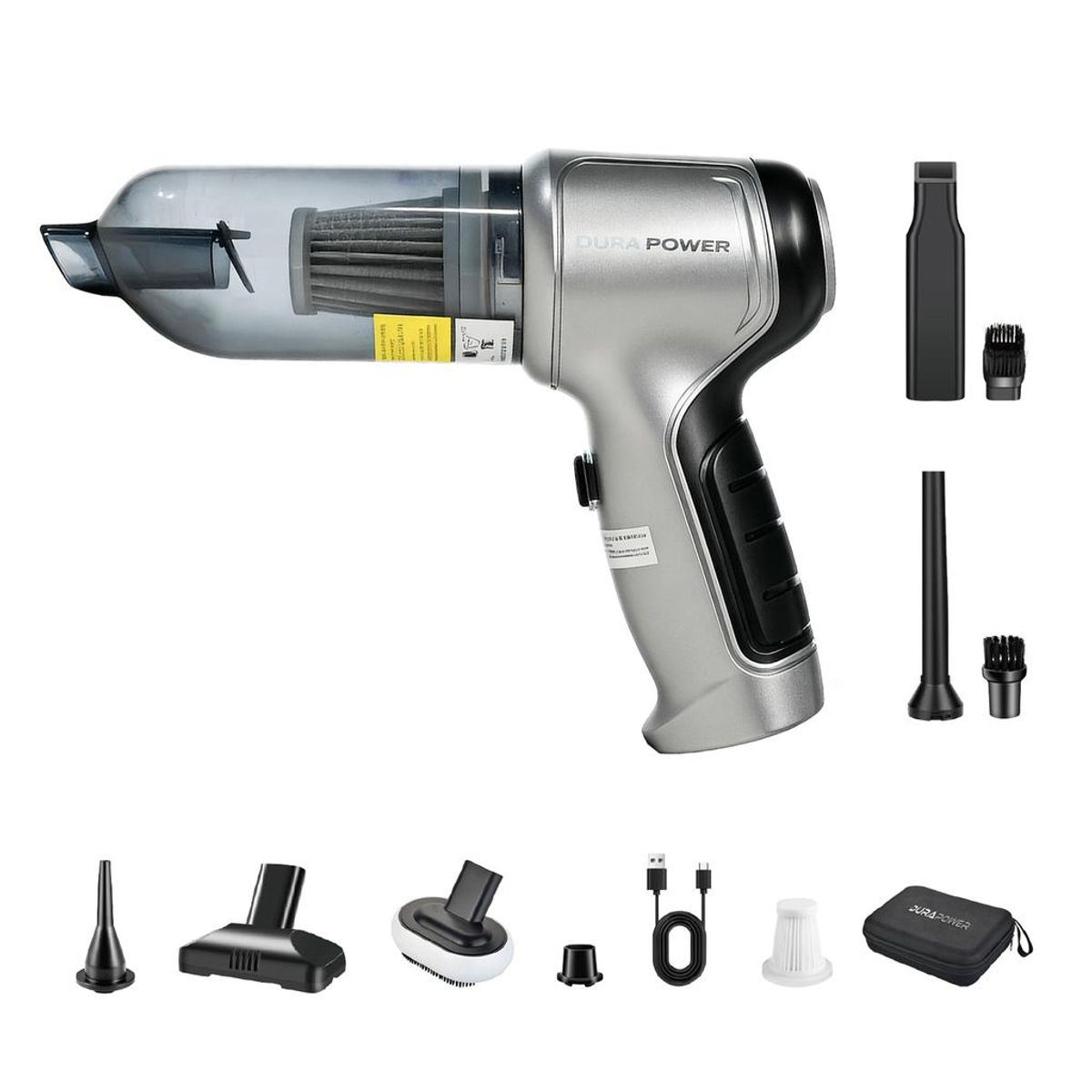 DURABLE - Durapower Aspiradora de Mano sin Escobillas