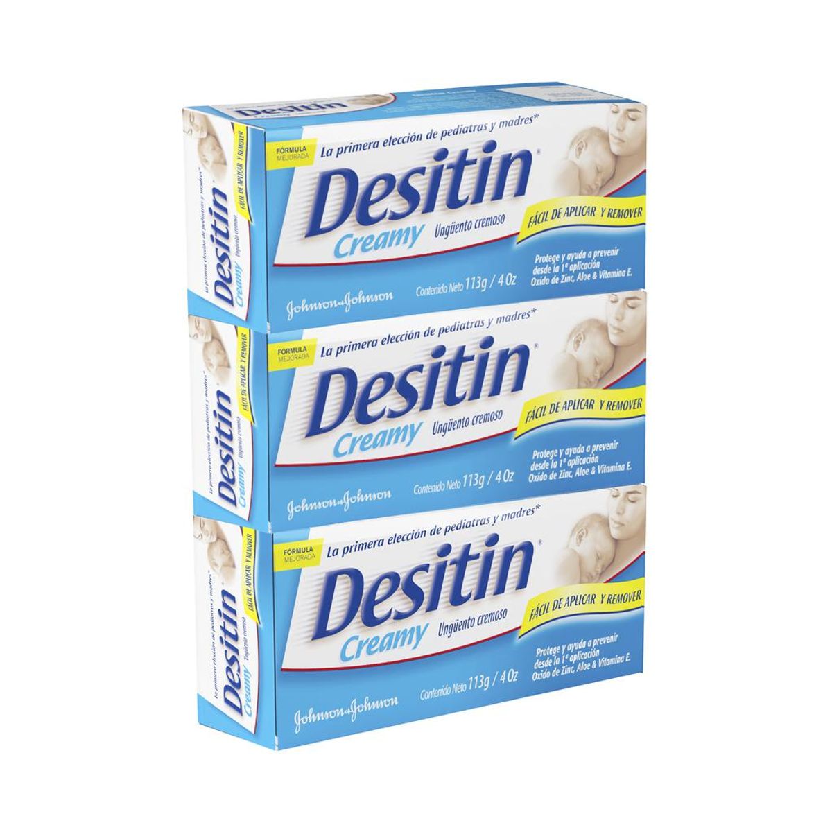 DESITIN - Desitin Crema Protectora para Bebé 3 Unidades 113 g