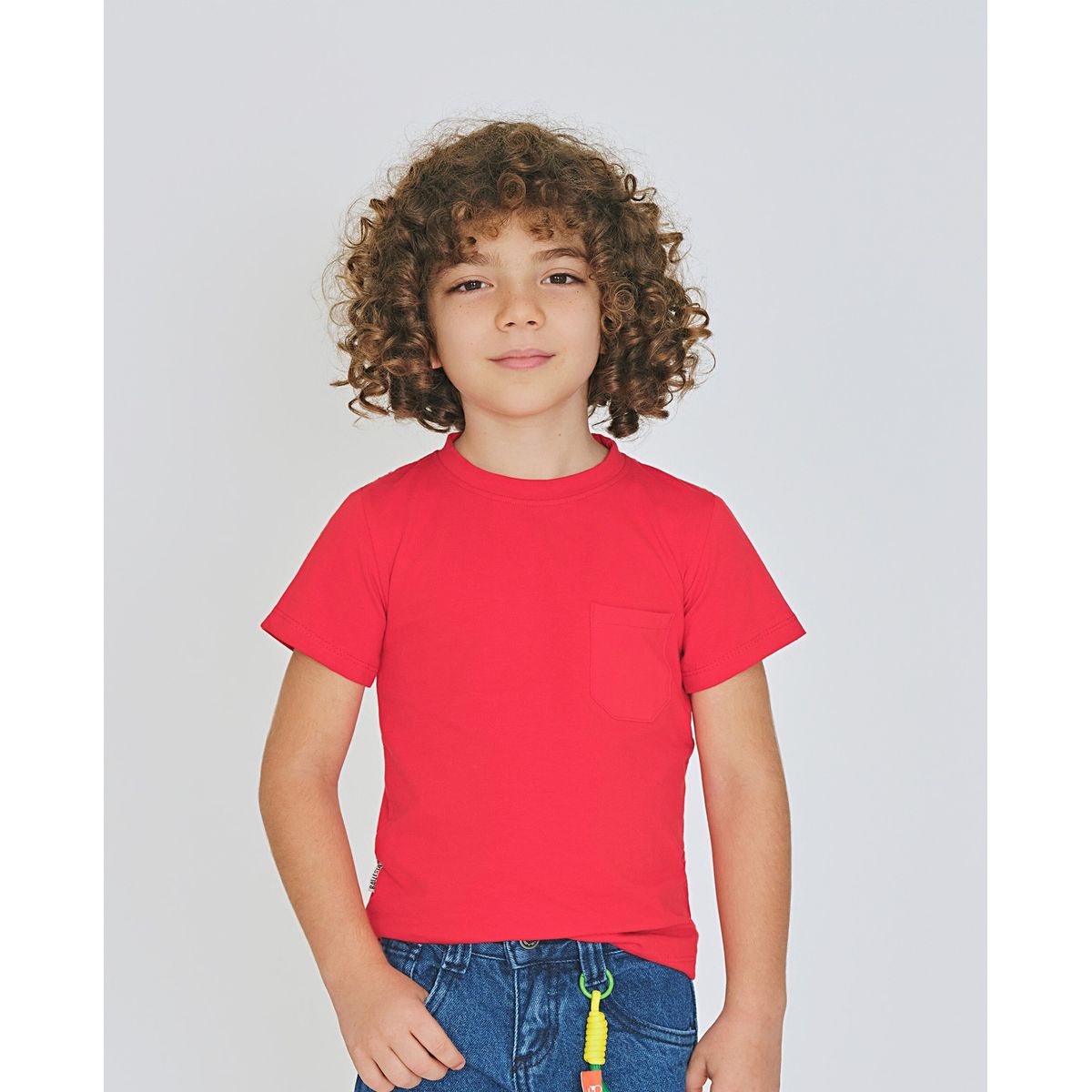 GENERICO - CAMISETA BASICA ROJO -  NIÑO