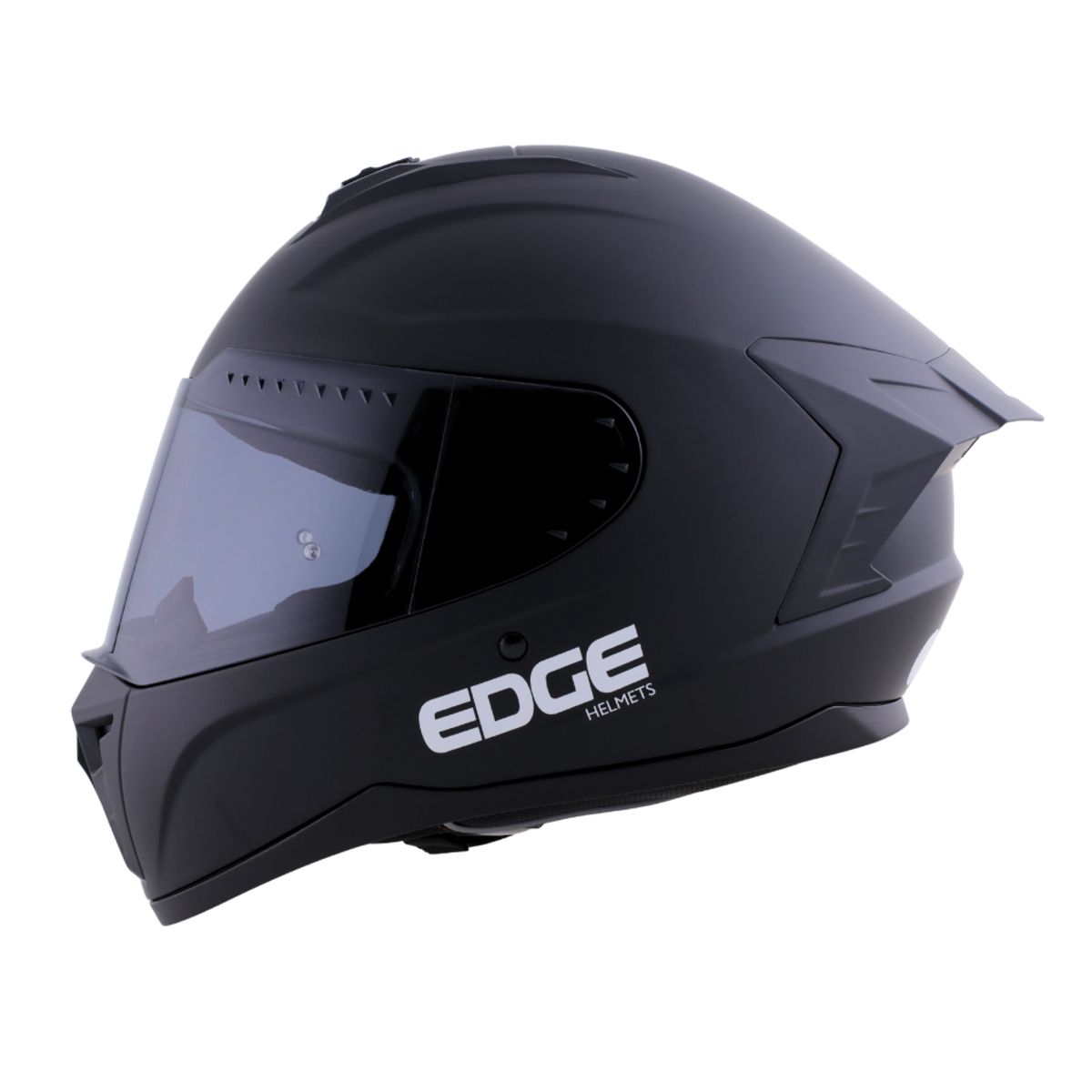 EDGE HELMETS - Casco Edge Integral Extreme Sólido Negro Cert. Dot I Ece
