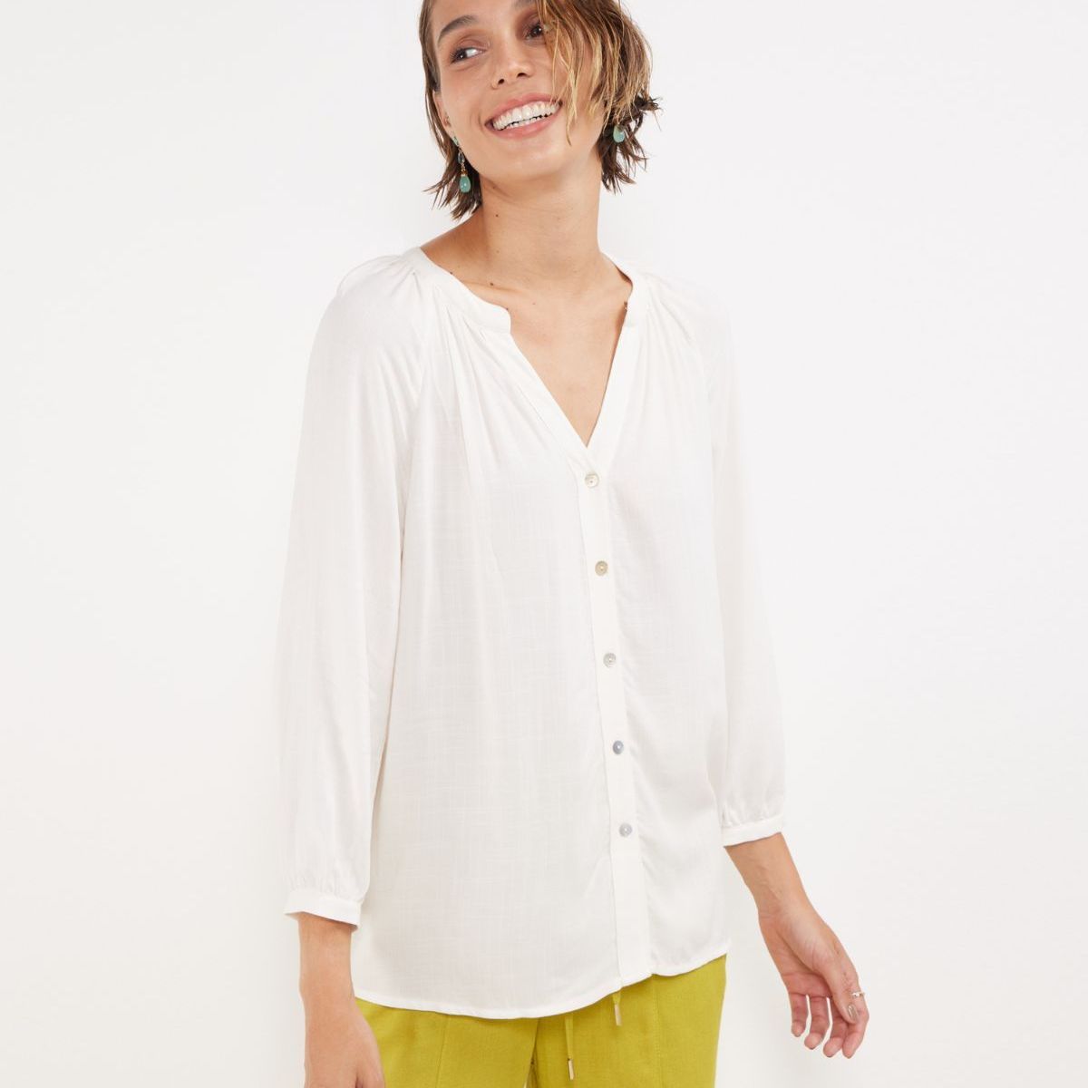 PATPRIMO - Blusa De Mujer Marca 0.75 Patprimo En Color Blanco #30123270