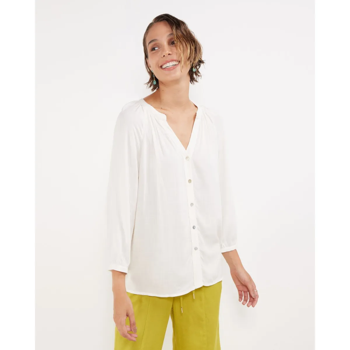 PATPRIMO - Blusa De Mujer Marca 0.75 Patprimo En Color Blanco #30123270