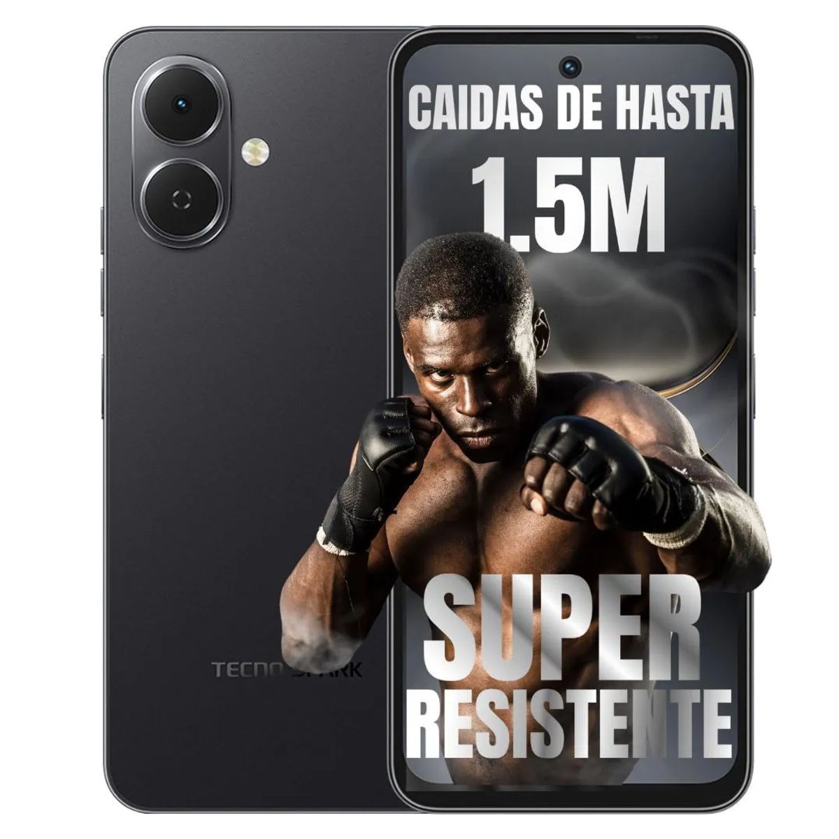 TECNO MOBILE - Celular TECNO KM4 SPARK GO 2 128 GB + 4GB Negro