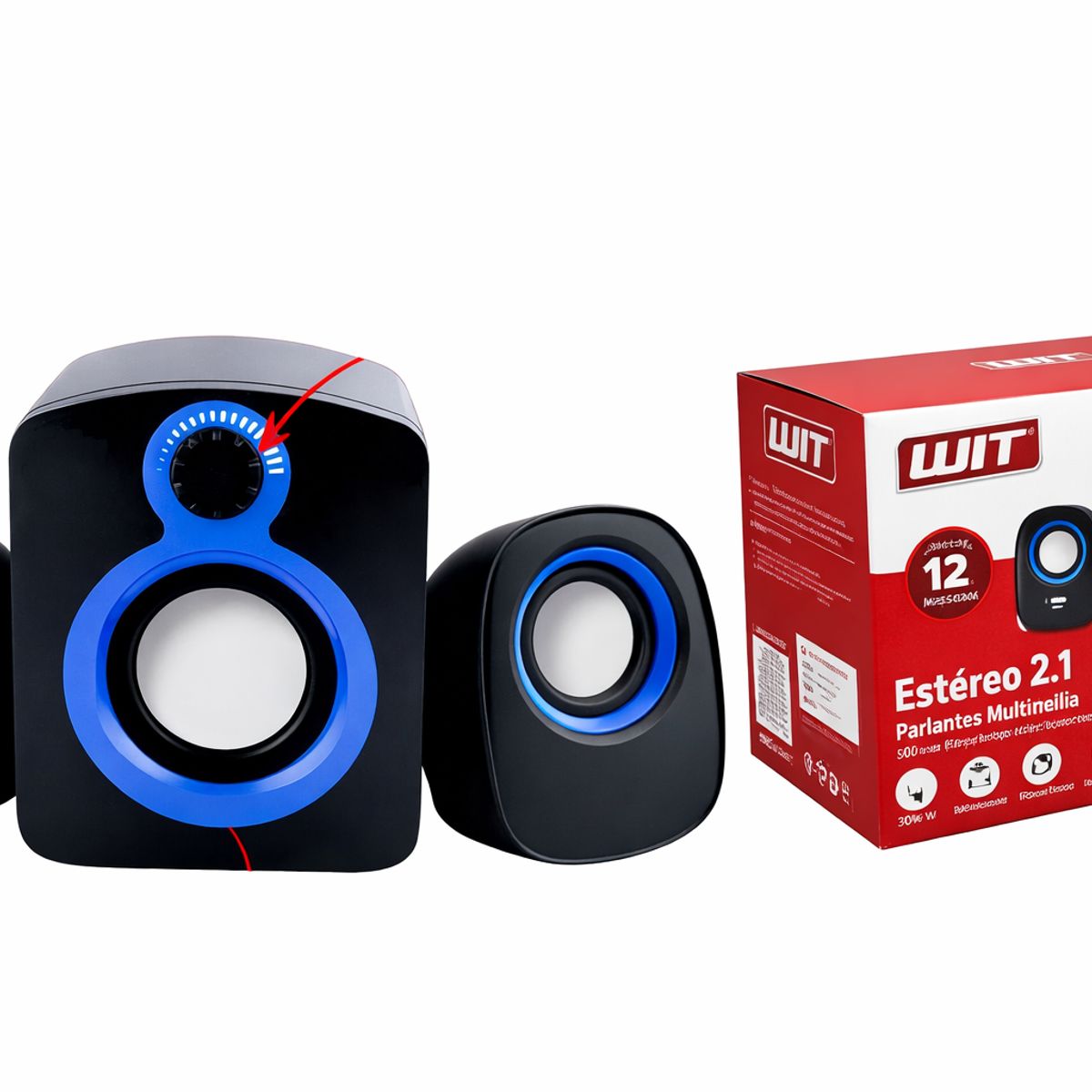 WIT - Parlantes Para PC Altavoces Computador WIT