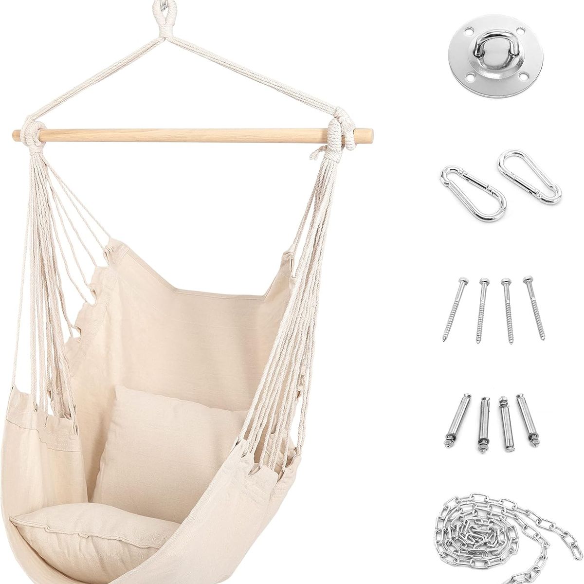 SERENELIFE - Hamaca colgante con cuerda de columpio SereneLife SLHMW33