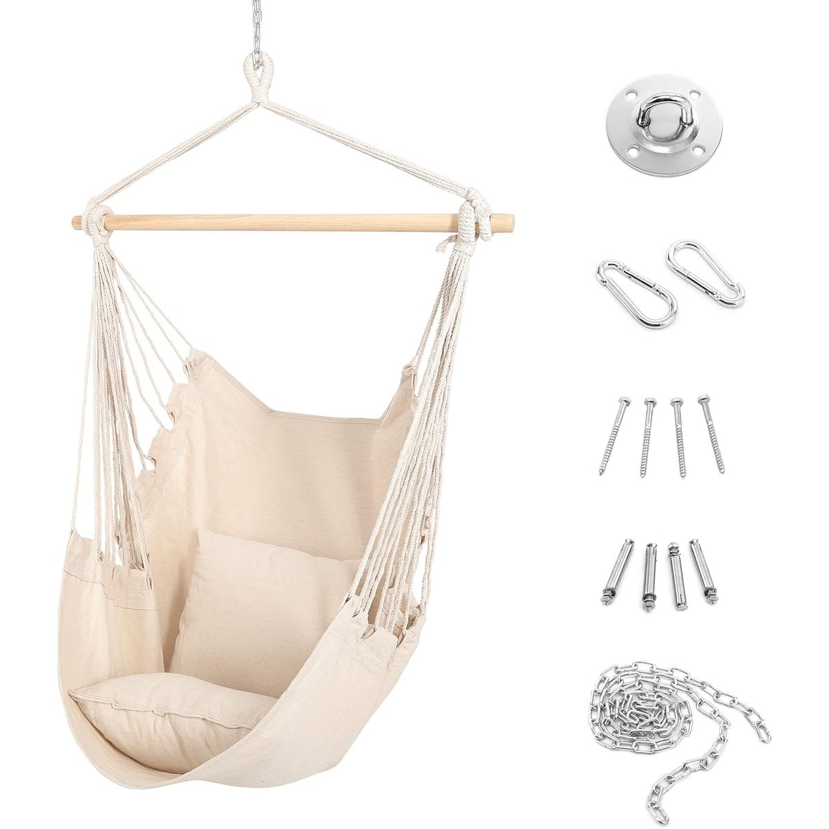 SERENELIFE - Hamaca colgante con cuerda de columpio SereneLife SLHMW33