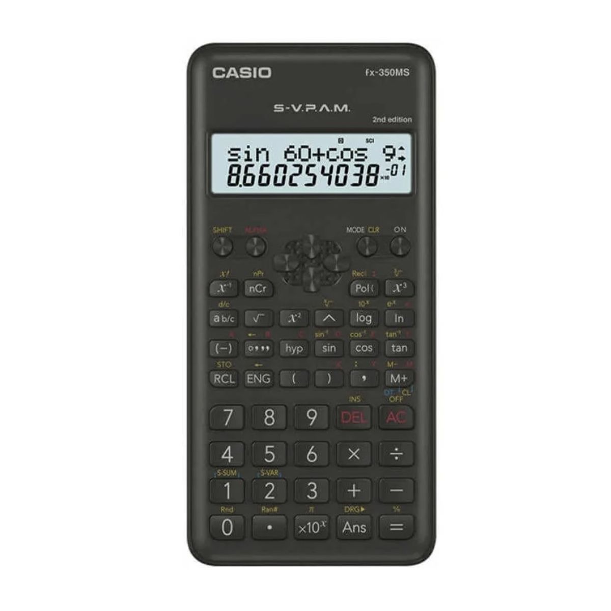 CASIO - Calculadora Cientifica Casio Fx-350ms Color Negro