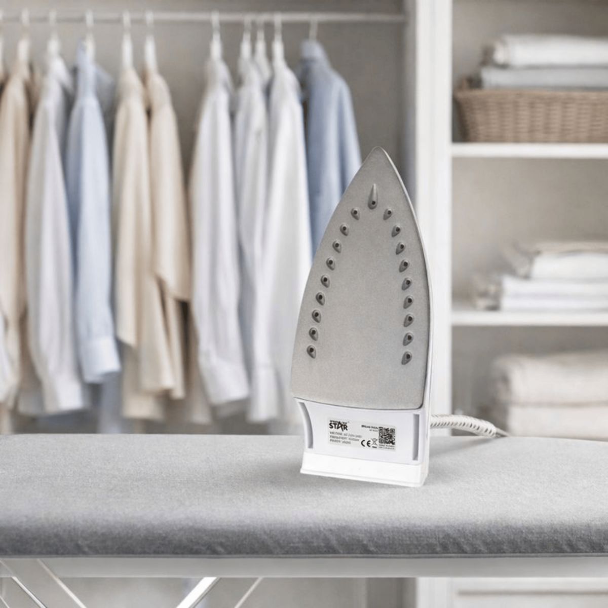 GENERICO - Plancha De Ropa A Vapor Antiadherente Base De Teflon Winning Star