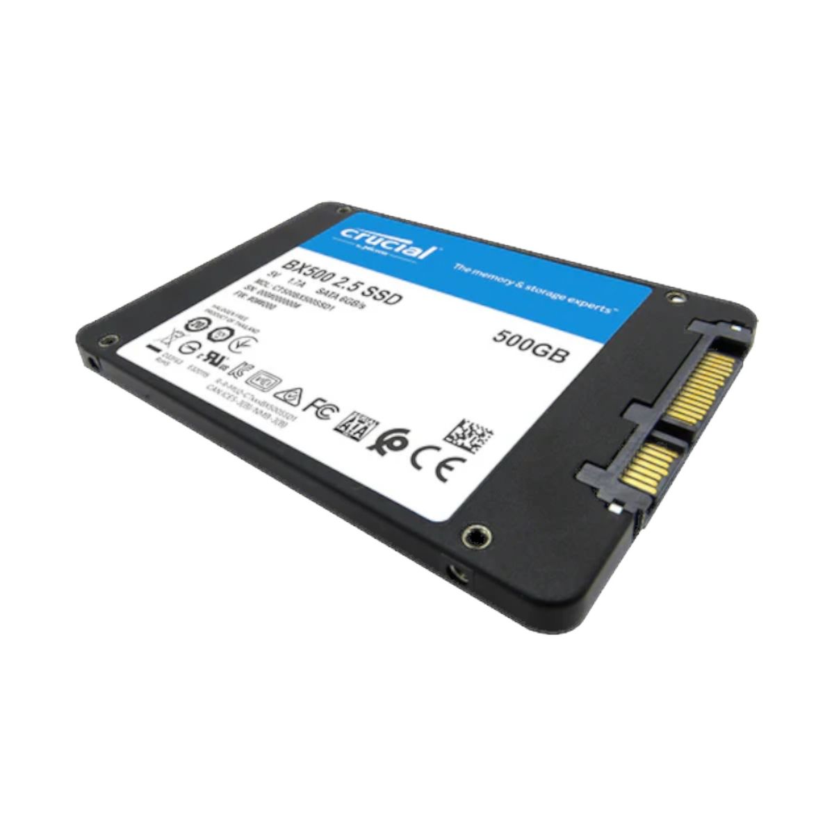 GENERICO - Disco de Estado Sólido SSD 2.5 500GB SATA Crucial BX500