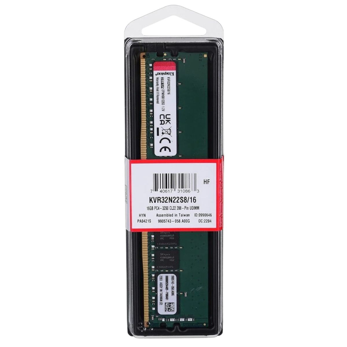 KINGSTON - Memoria RAM 16GB DDR4 3200MHz SODIMM CL22