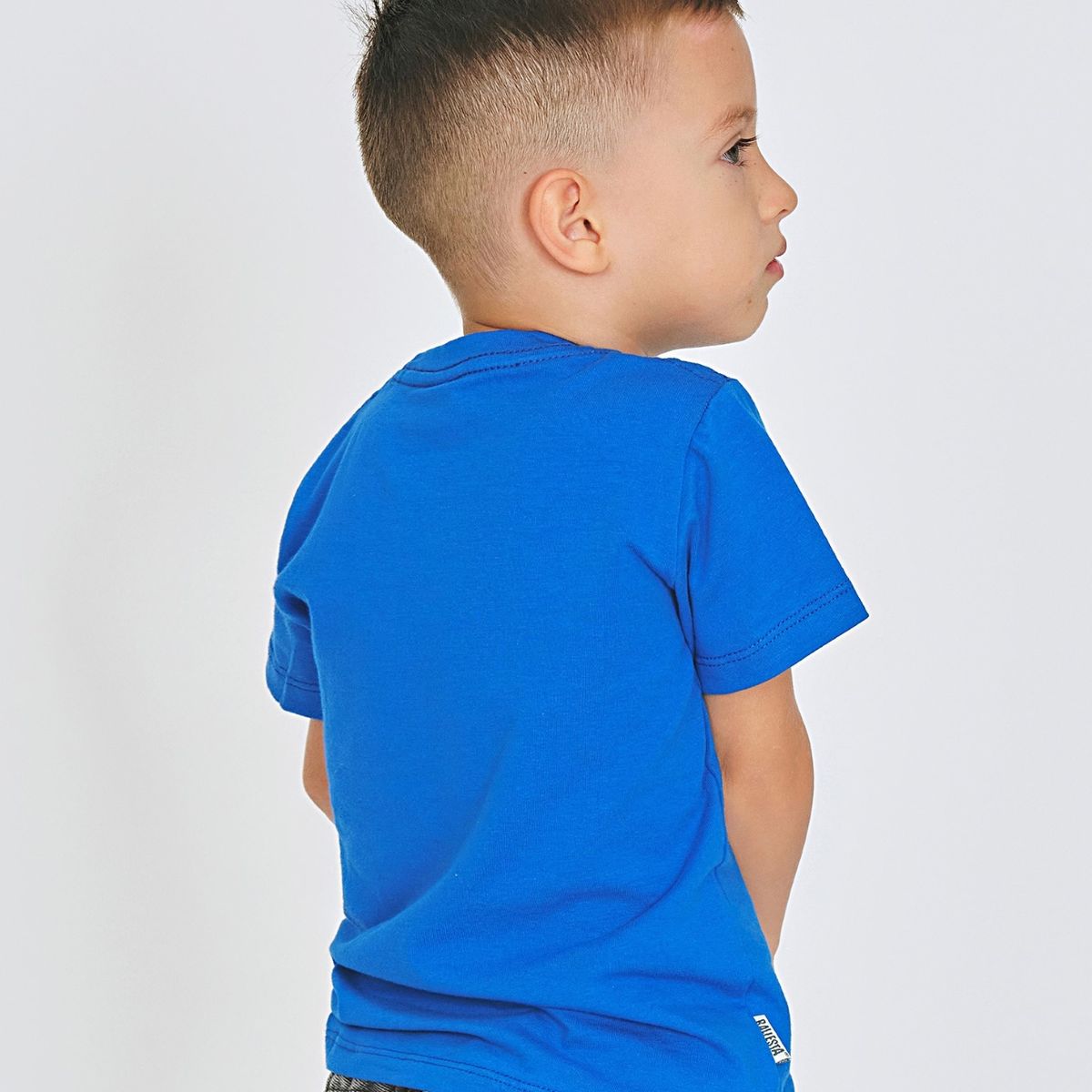 GENERICO - CAMISETA BASICA AZUL REY - NIÑO