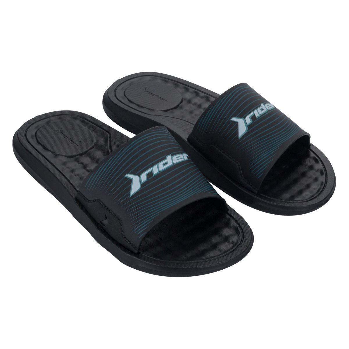 RIDER - SANDALIAS HOMBRE NEGRO RIDER STEP SLIDE