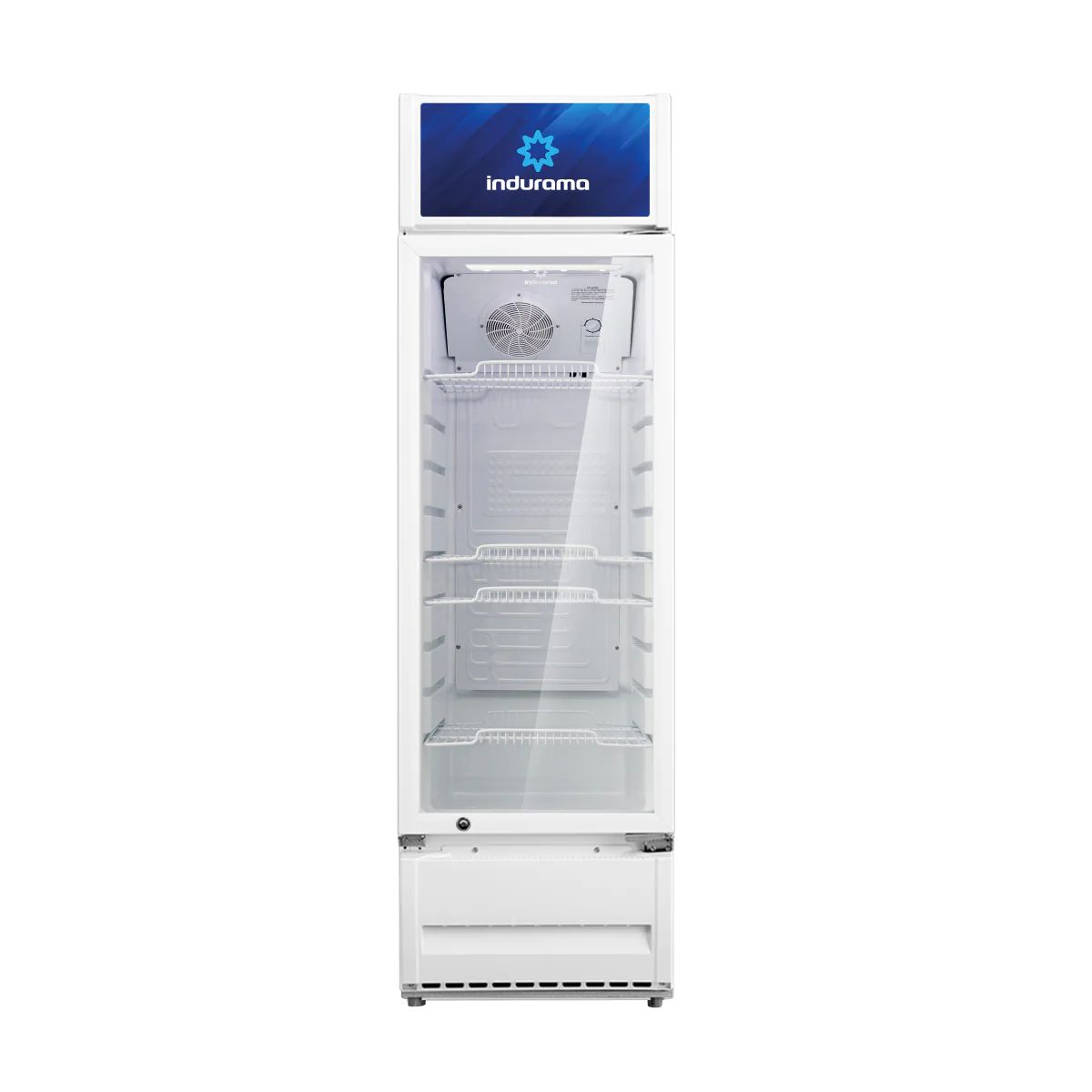 INDURAMA - Vitrina Refrigerante Indurama 211 Litros Blanca - VFV-211