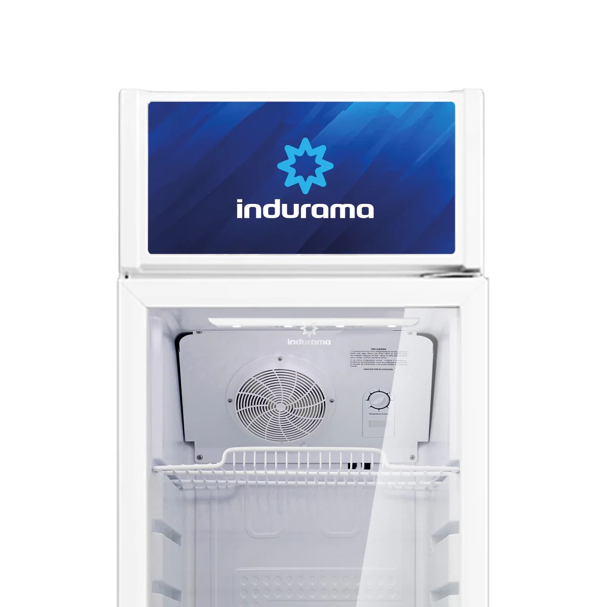 INDURAMA - Vitrina Refrigerante Indurama 211 Litros Blanca - VFV-211