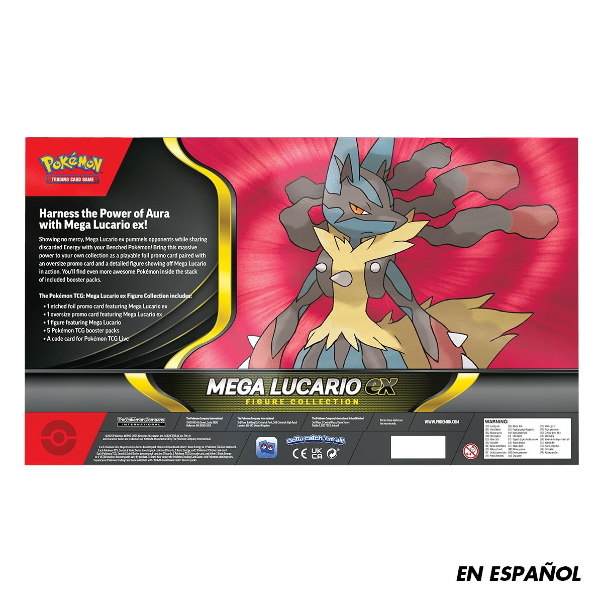 POKEMON - CARTAS DE POKEMON TCG MEGA LUCARIO EX FIGURE COLLECTION SPA