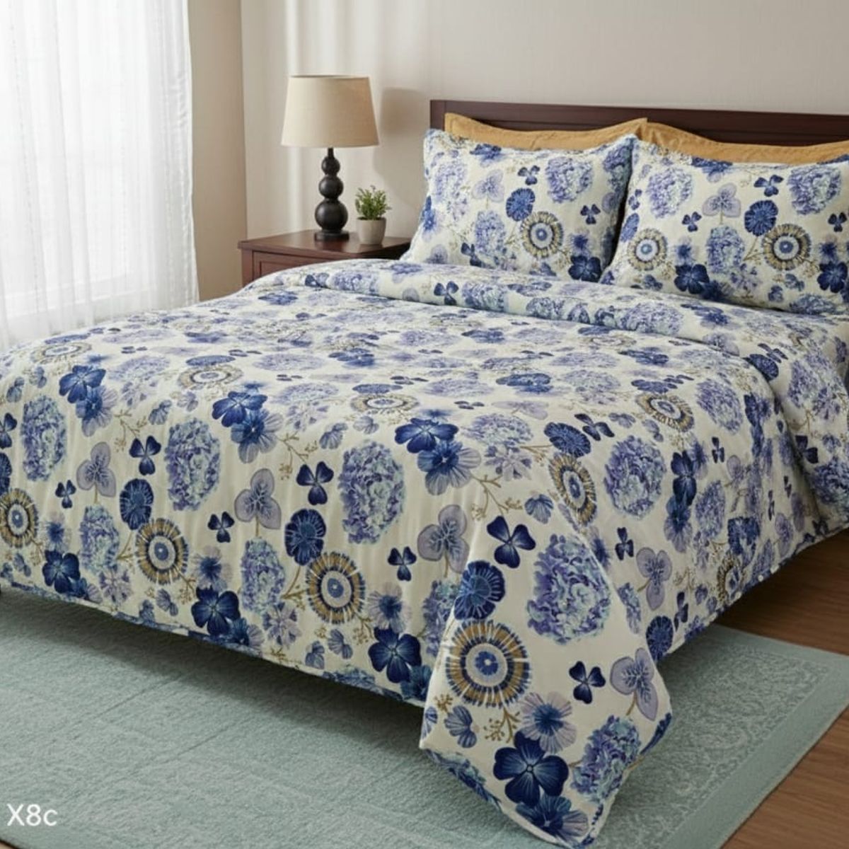 SIRENITAS - Sabana Ajustable bajera y Fundas Nevada