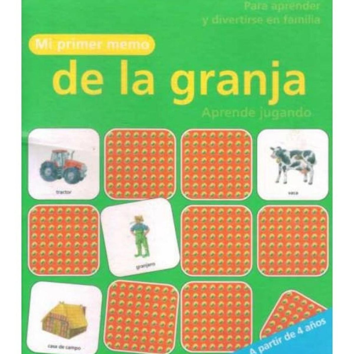 GENERICO - Mi Primer Memo. De La Granja. Incluye Tarjetas