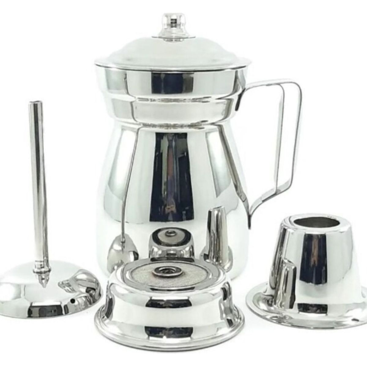 GENERICO - Olleta Chocolatera En Acero Inoxidable 2 Litros