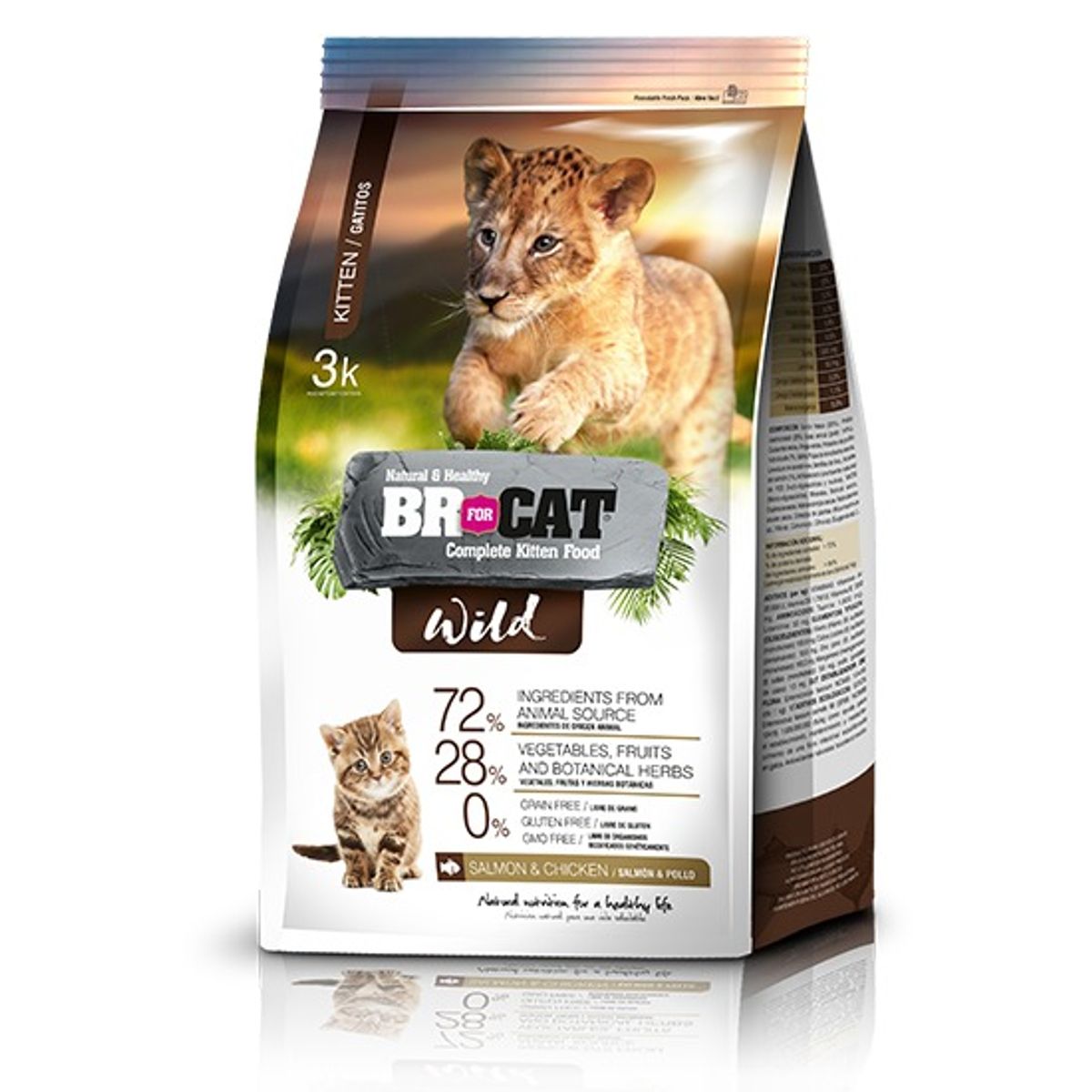BR - BR FOR CAT WILD KITTEN X 3 kg