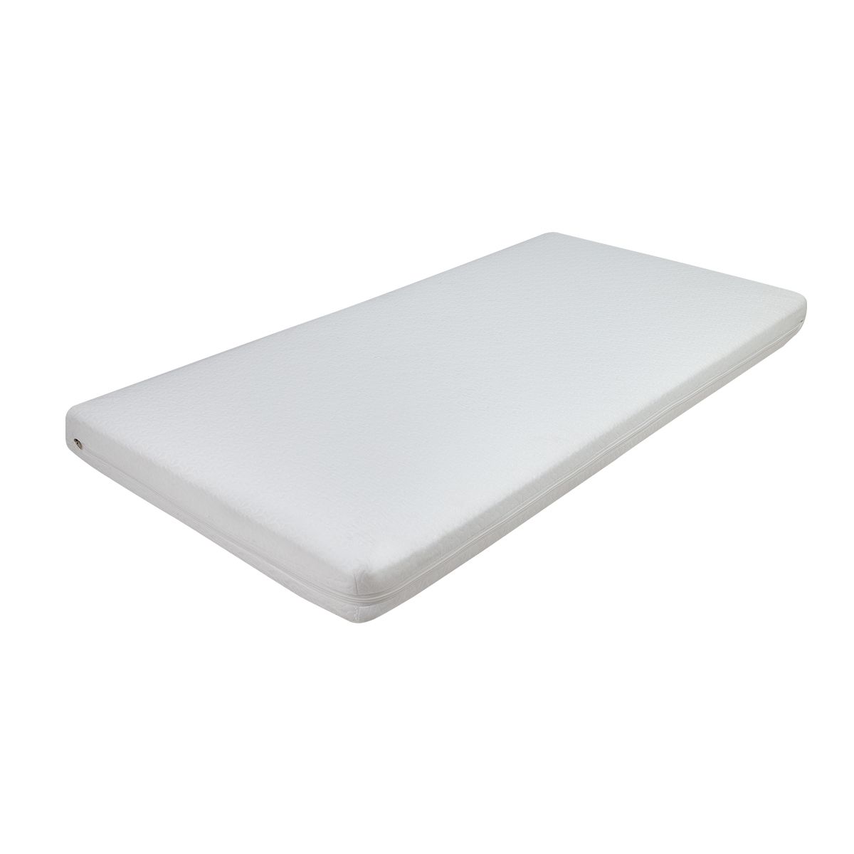 CARESTINO - Colchón Impermeable Para Cuna Cama de Madera 140x70x10cm Blanco