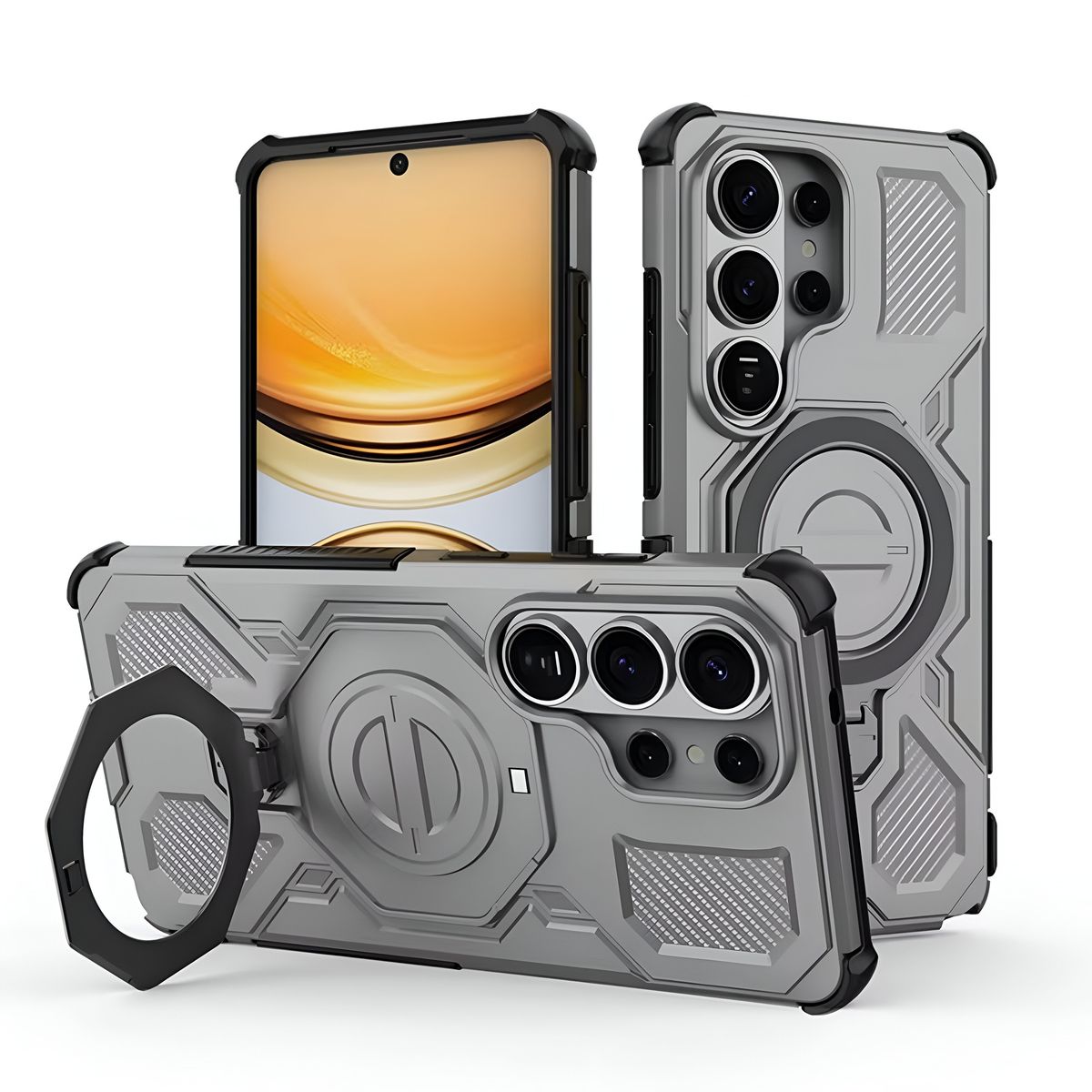 GENERICO - Armadura Estuche Case Compatible Con Samsung S26 Ultra Gris