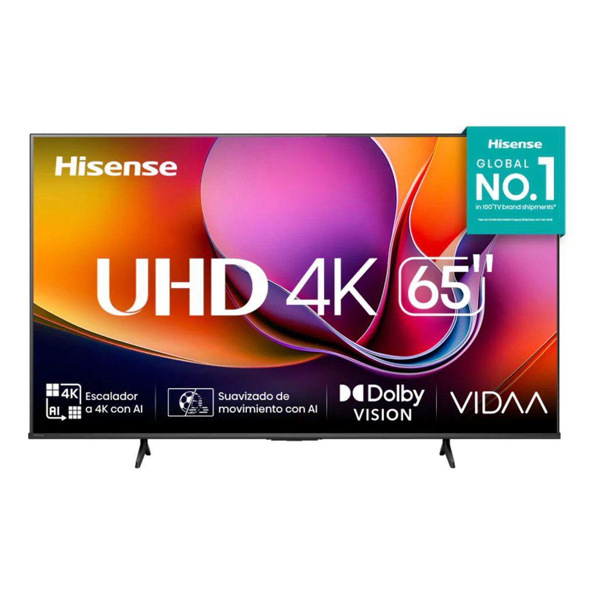 HISENSE - Televisor Hisense -  65 Pulgadas -  UHD 4K Dolby Vision - 65A6NV