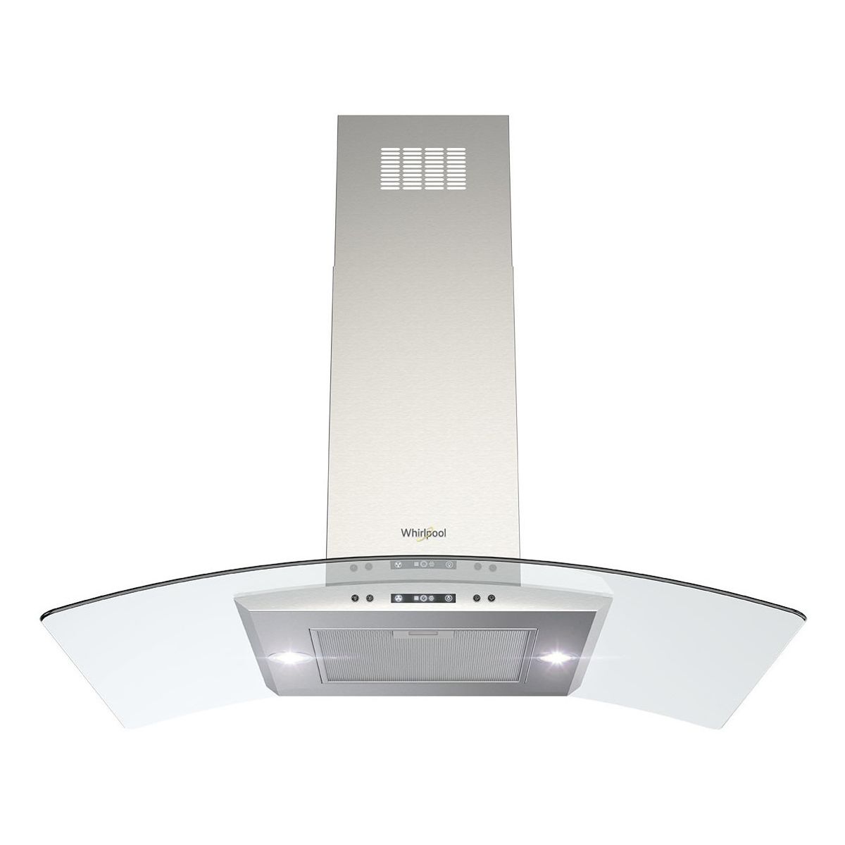 WHIRLPOOL - Campana Extractora Whirlpool 76cms Tipo Pared Whw7610s Gris Plateado 110v