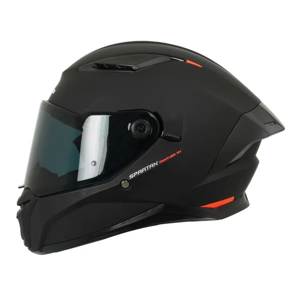 SPARTAN - CASCO SPARTAN PANTHER ECE2206 DOBLE VISOR SOLID NEGRO MATE