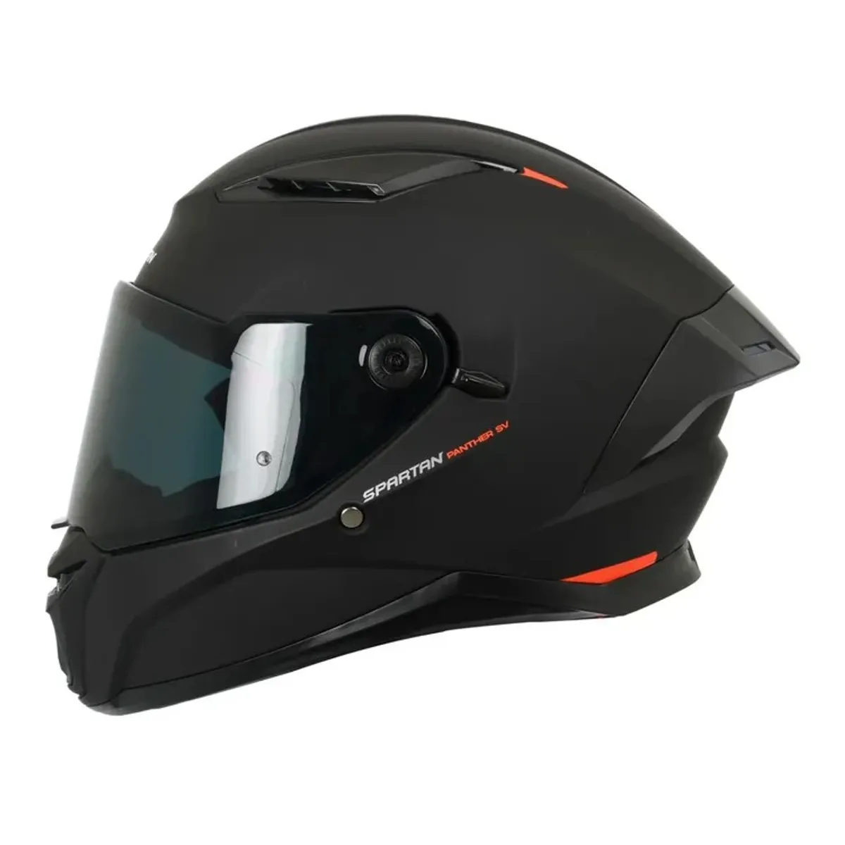 SPARTAN - CASCO SPARTAN PANTHER ECE2206 DOBLE VISOR SOLID NEGRO MATE