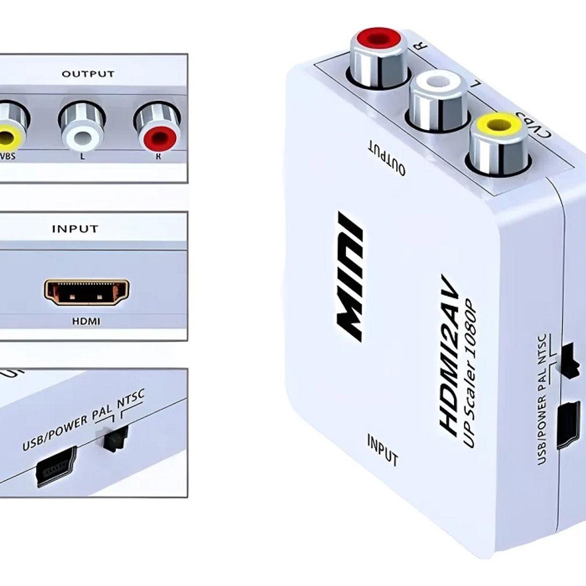 GENERICO - Convertidor HDMI2AV de HDMI a AV