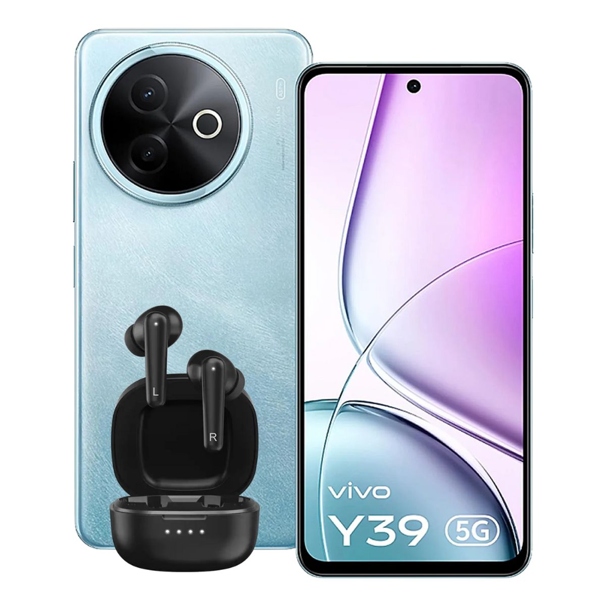 VIVO - Celular Vivo Y39 8GB Ram 256GB 5G Azul + Obsequio Audifonos Genius