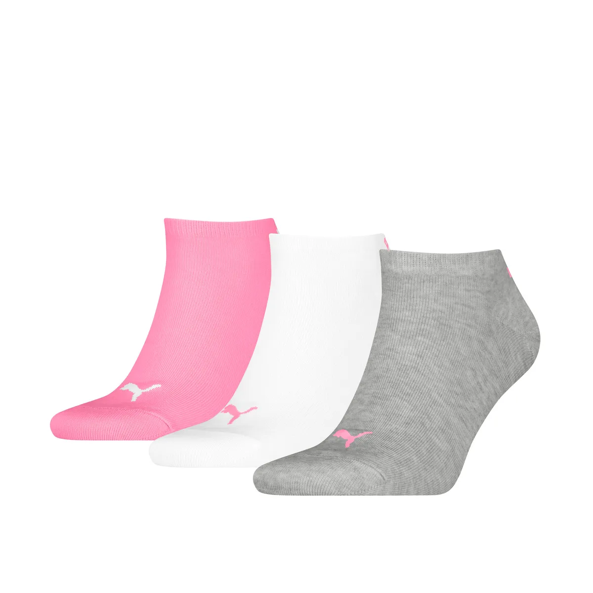 PUMA - Medias Deportivas Puma Original Sneaker Plain 3P Rosa