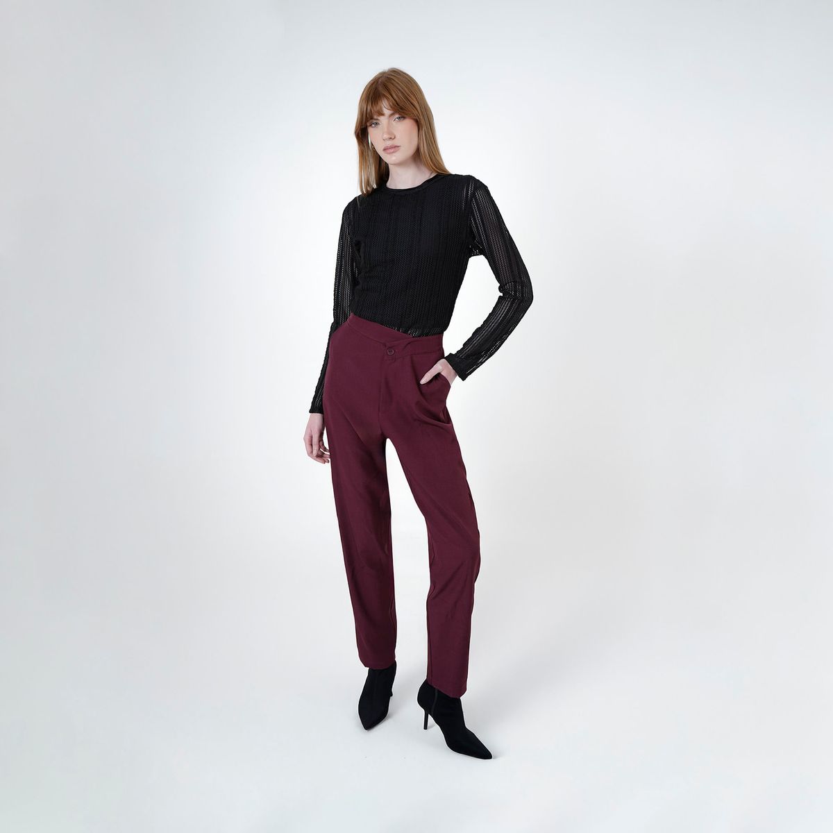 FDS - Pantalon Tiro Alto Bota Recta