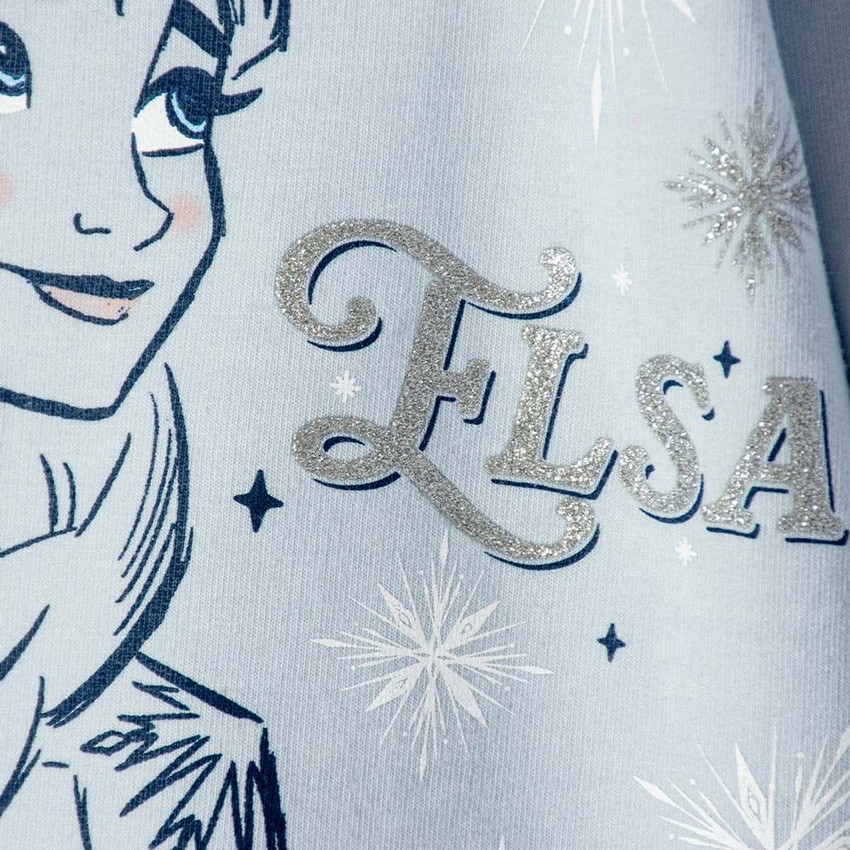 DISNEY - Buzo de Frozen cerrado azul para niña 2T a 6T
