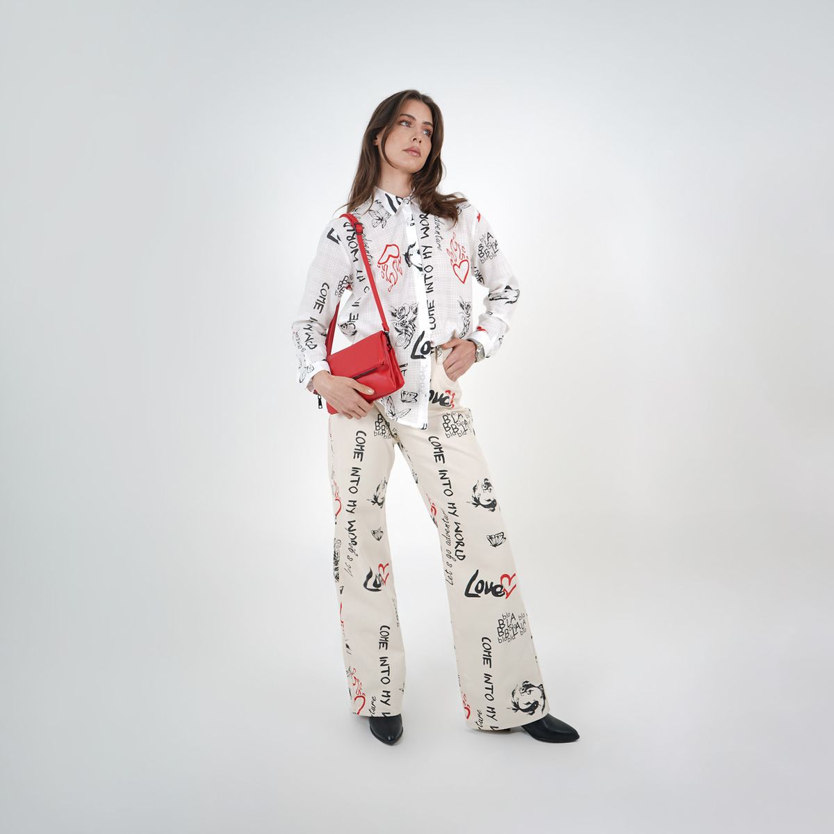FDS - Pantalon Tiro Alto Bota Recta