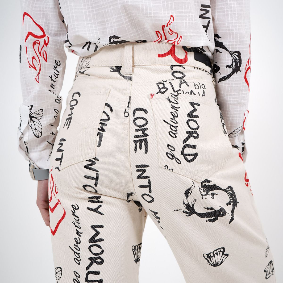 FDS - Pantalon Tiro Alto Bota Recta