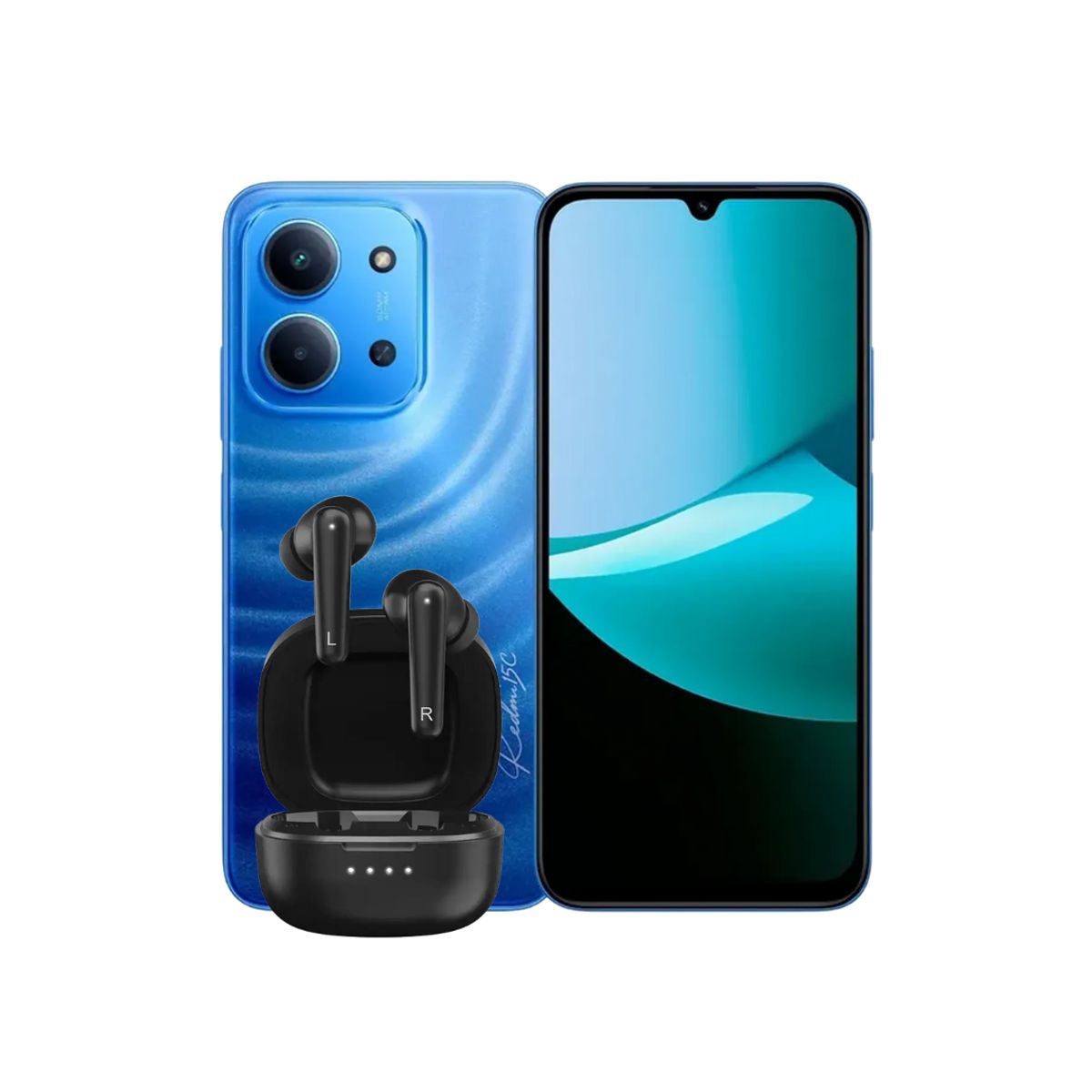 XIAOMI - Celular Xiaomi Redmi 15C 8GB RAM 256GB 4G AZUL + Audifonos Genius