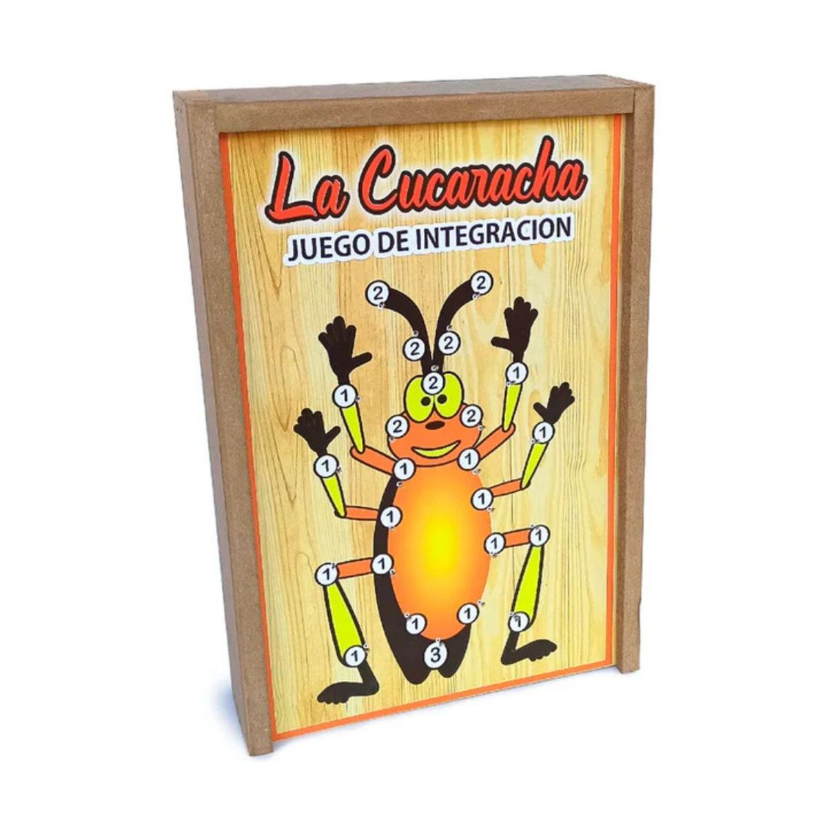 GENERICO - La Cucaracha Juego Didactico De Mesa Familiar En Madera