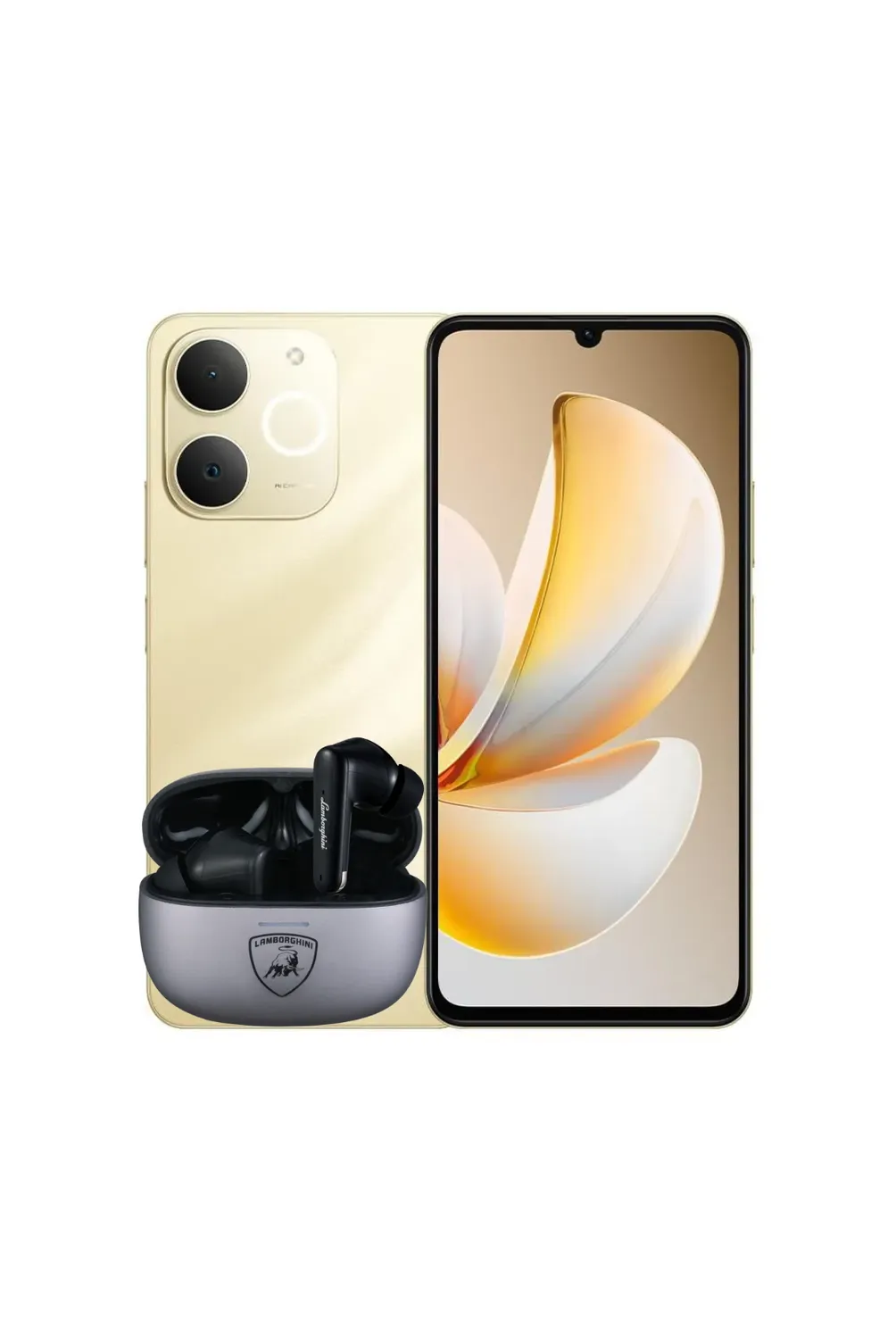 Celular Realme Note 70 4GB Ram 256Gb Dorado + Audifonos