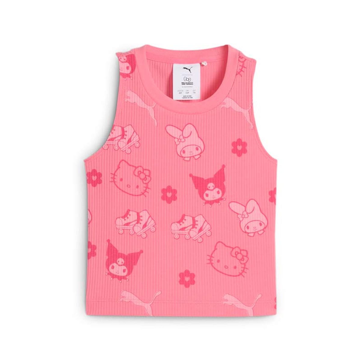 PUMA - Camisa Deportiva Puma Original X Hello Kitty Rosa Niñas