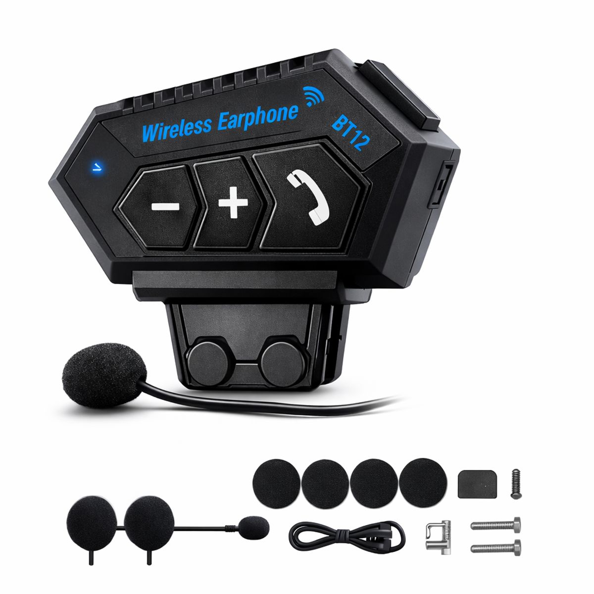 MODELO ESPECIAL - NTERCOMUNICADOR BT12 PARA CASCO