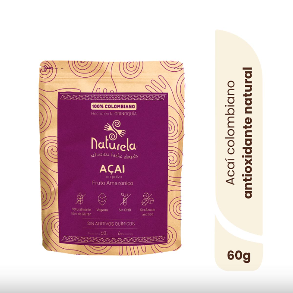 NATURELA - Açaí en Polvo Naturela X 60g