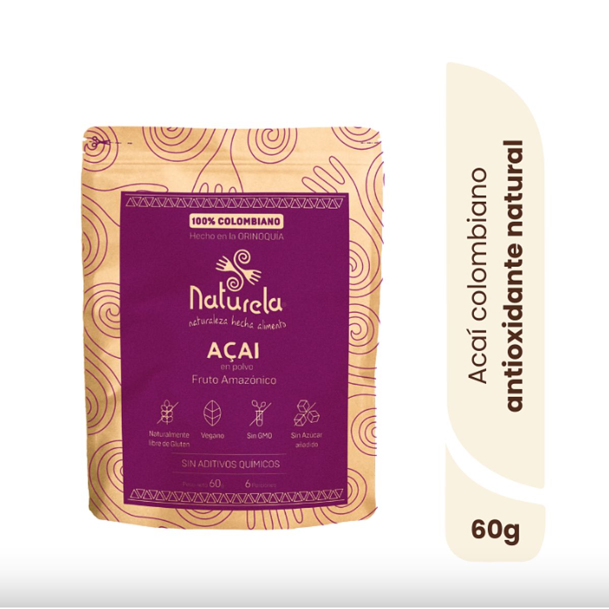NATURELA - Açaí en Polvo Naturela X 60g