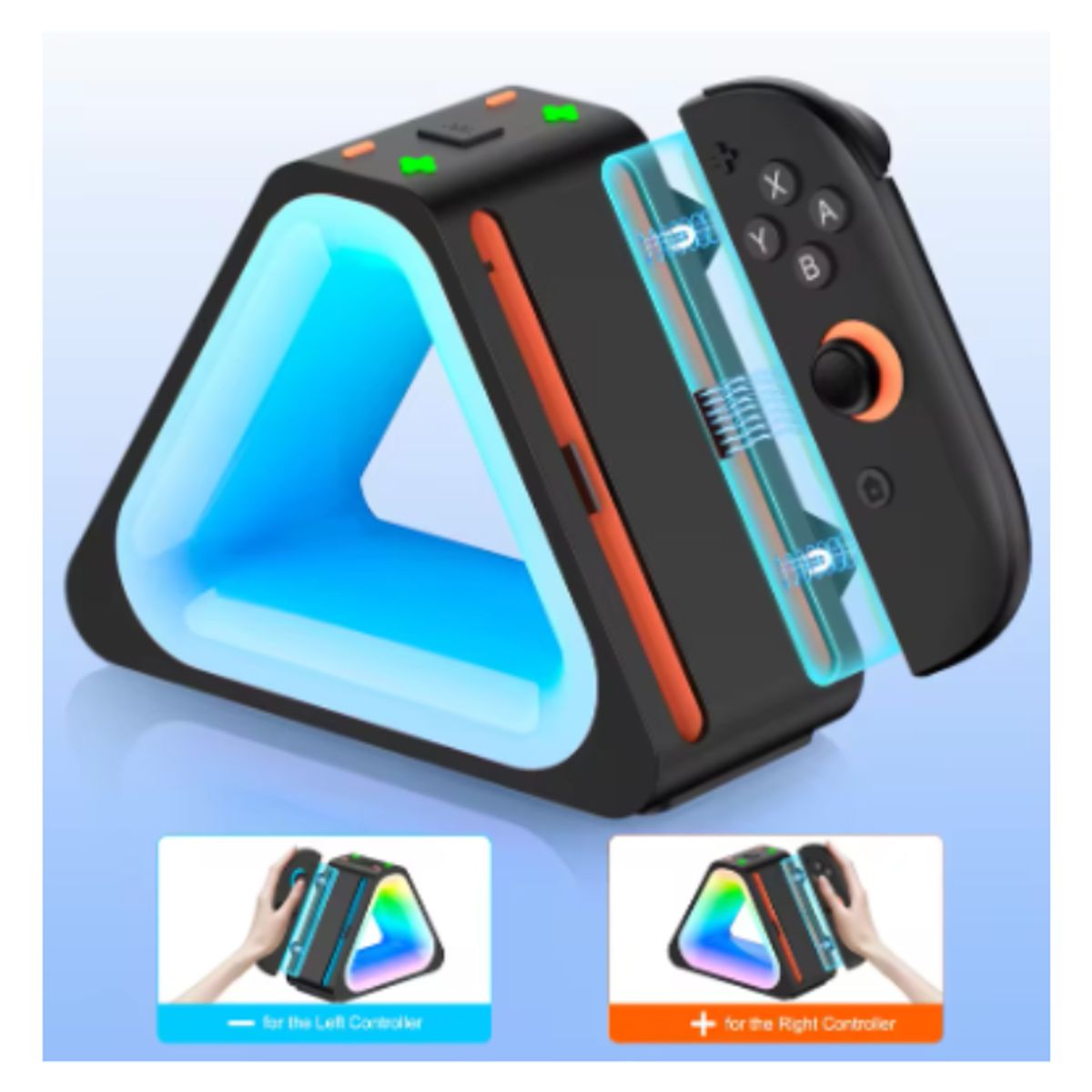 GENERICO - Base de Carga Magnética para Joy-Con– Compatible con Switch 2