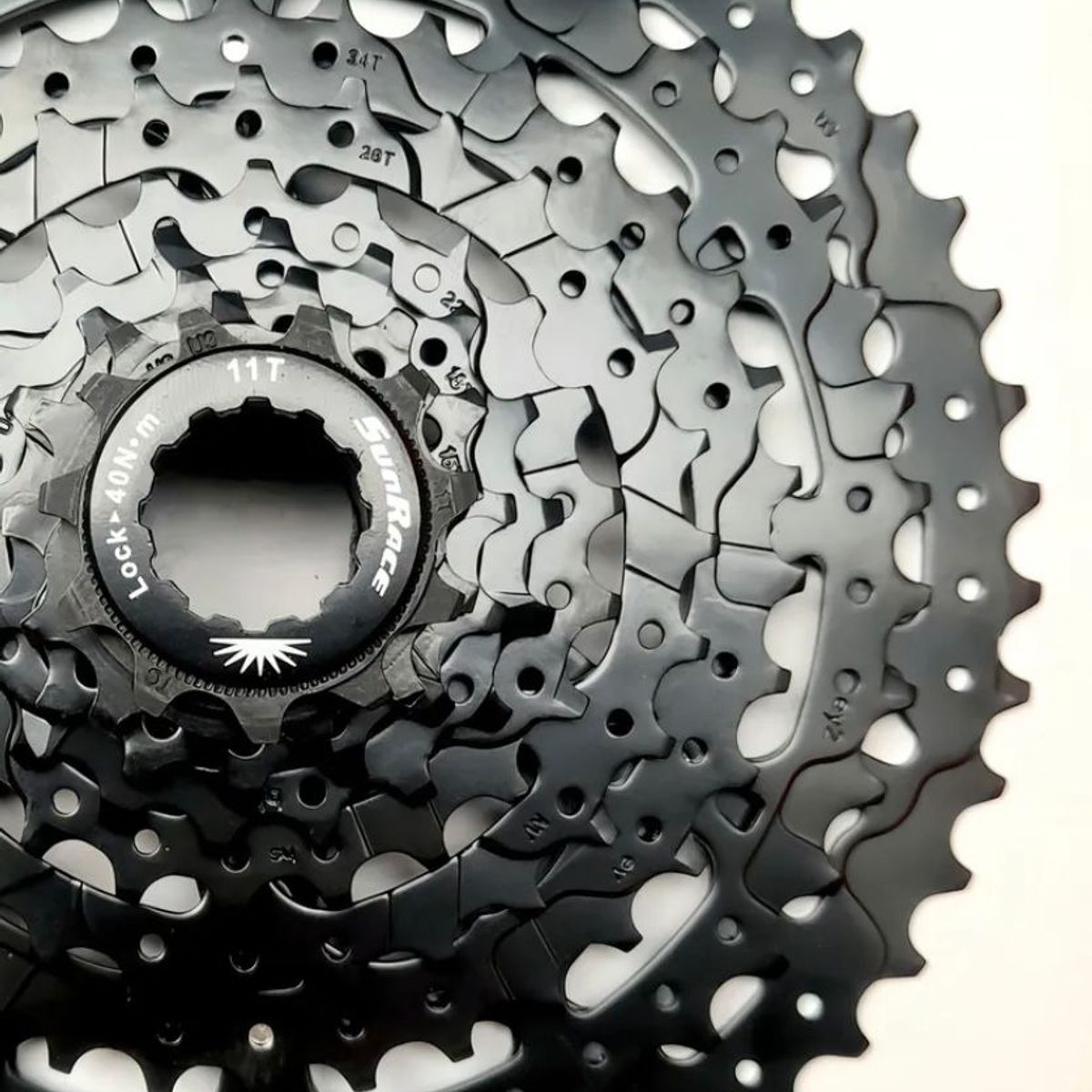 SUNRISE - Pacha Sunrace 9 Velocidades Cassette 11-50 Bicicleta Mtb Negro 11 50