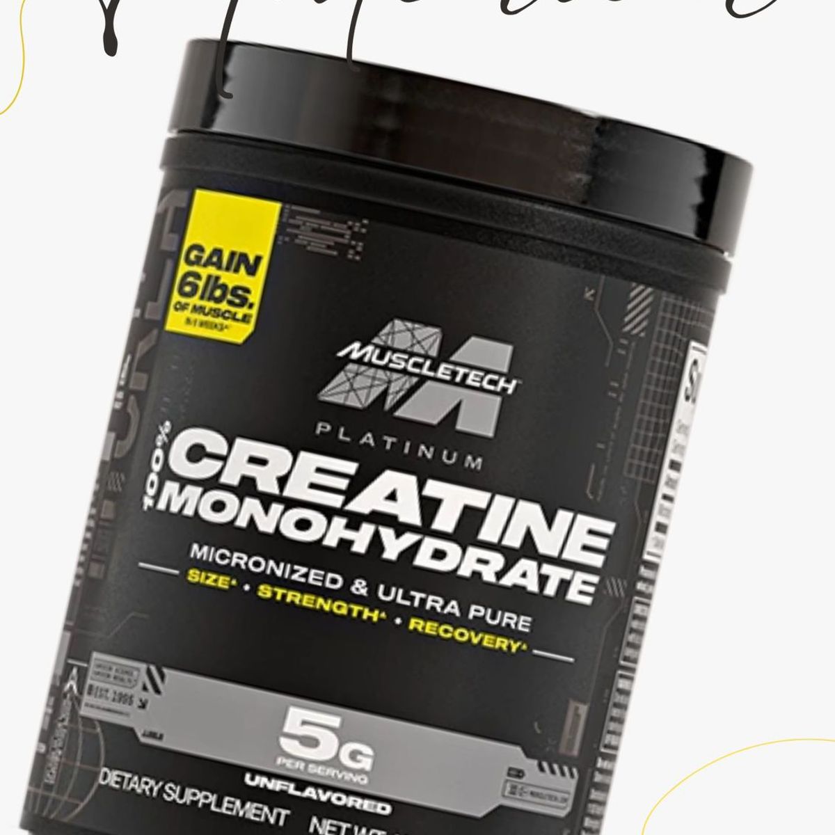 MUSCLETECH - CREATINA MONOHIDRATADA PLATINUM