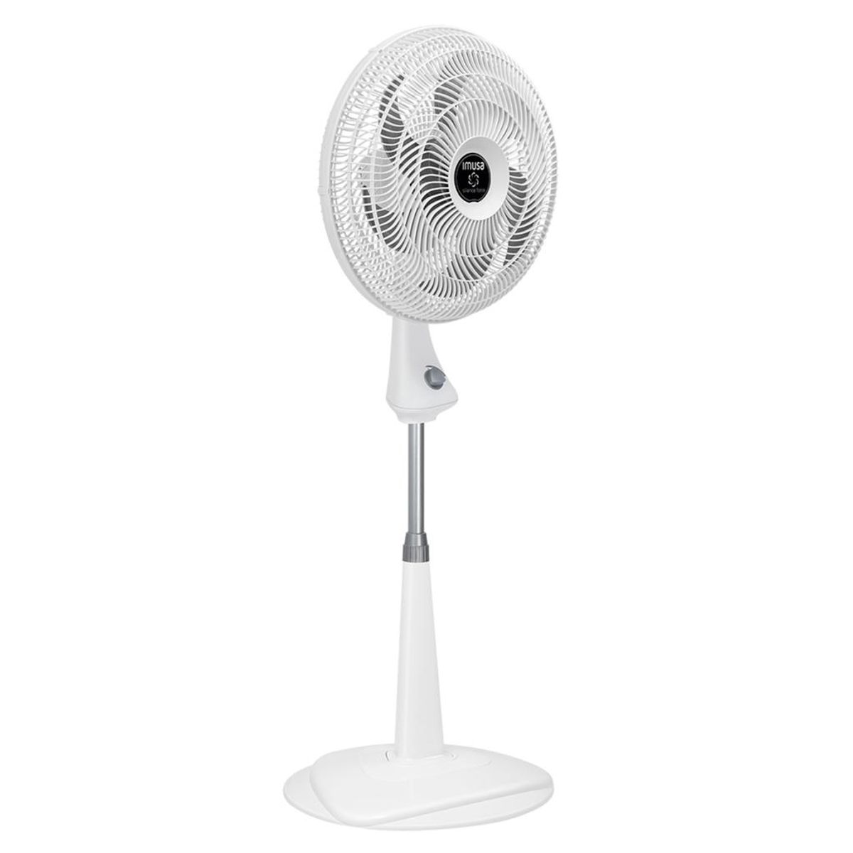 IMUSA - Ventilador Silence Force Stand de Color Blanco 45.72 cm